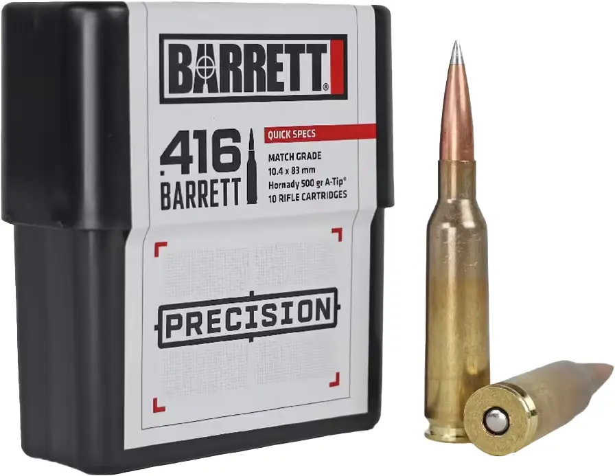 Патрон Barrett кал .416 Barrett куля Hornady A-Tip маса 500 гр/32.4 г