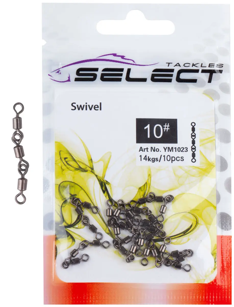 Вертлюжок Select YM1023 тройной size 10 10 шт.