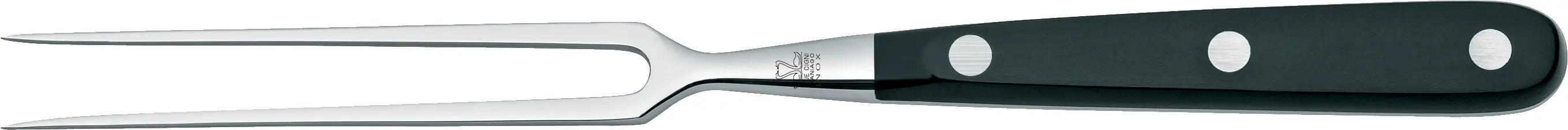 Виделка для м’яса Due Cigni Carving Fork 230 мм. Колір - чорний