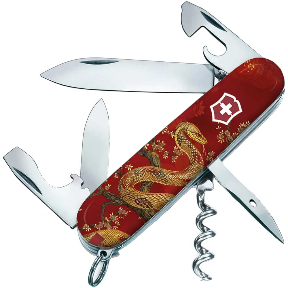 Нож Victorinox Swiss Army Spartan Zodiac. Золотая змея