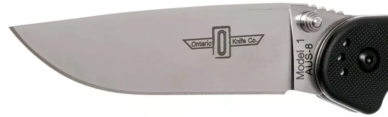 Ніж Ontario Knife RAT I AUS-8 Black (ON8848) 14780019 — купити в