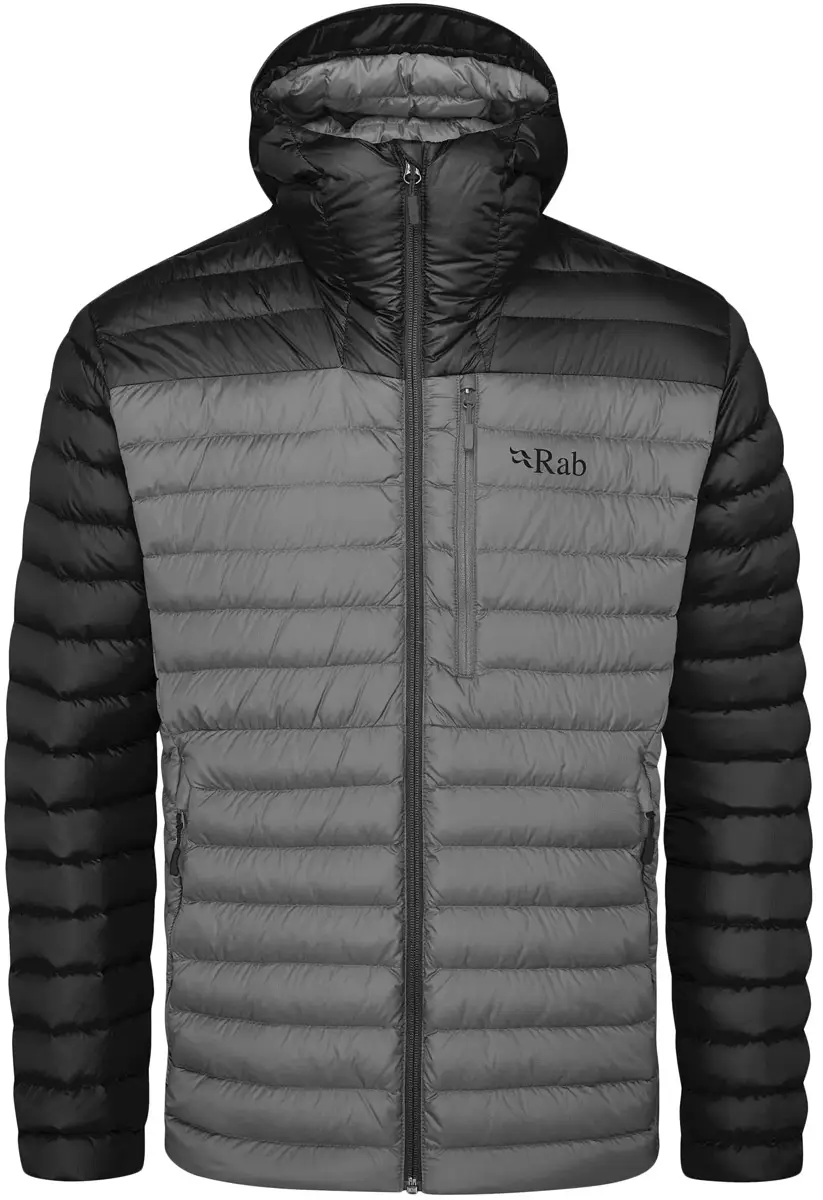 Куртка Rab Microlight Alpine Jacket L Black/Graphene
