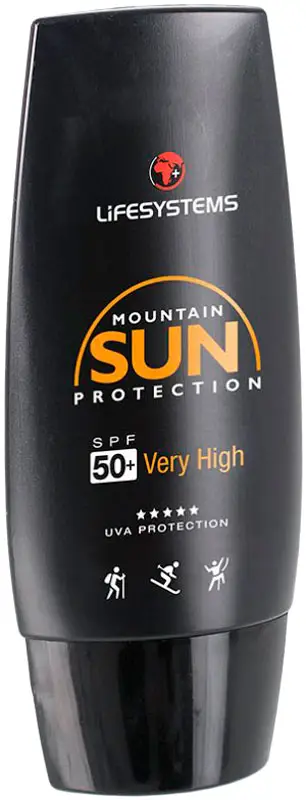 Крем солнцезащитный Lifesystems Mountain Sun Cream Factor 50+ 50 ml Black