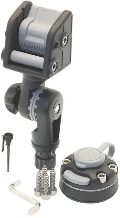 Стопорний вузол Borika ALb003 для якоря з похилим механізмом і набором на жорсткий борт ц:чорний