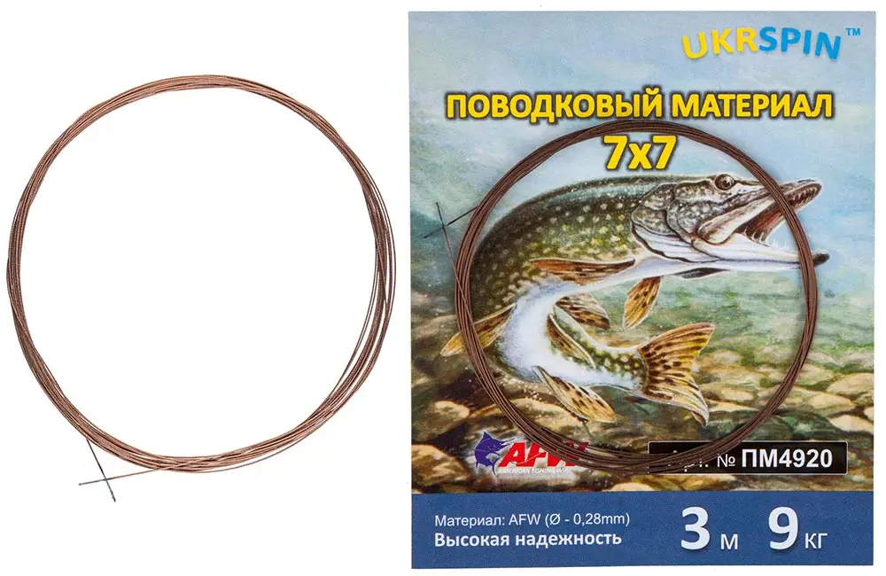 Повідцевий матеріал Ukrspin ПМ4920 7х7 3м 9кг