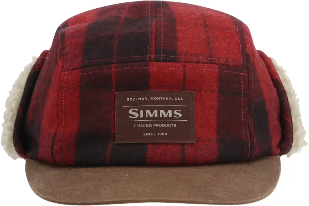Шапка Simms Coldweather Cap L/XL Red Buffalo Plaid