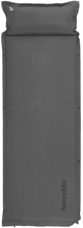 Килимок самонадувний Naturehike з подушкою CNK2300DZ014 60мм Grey