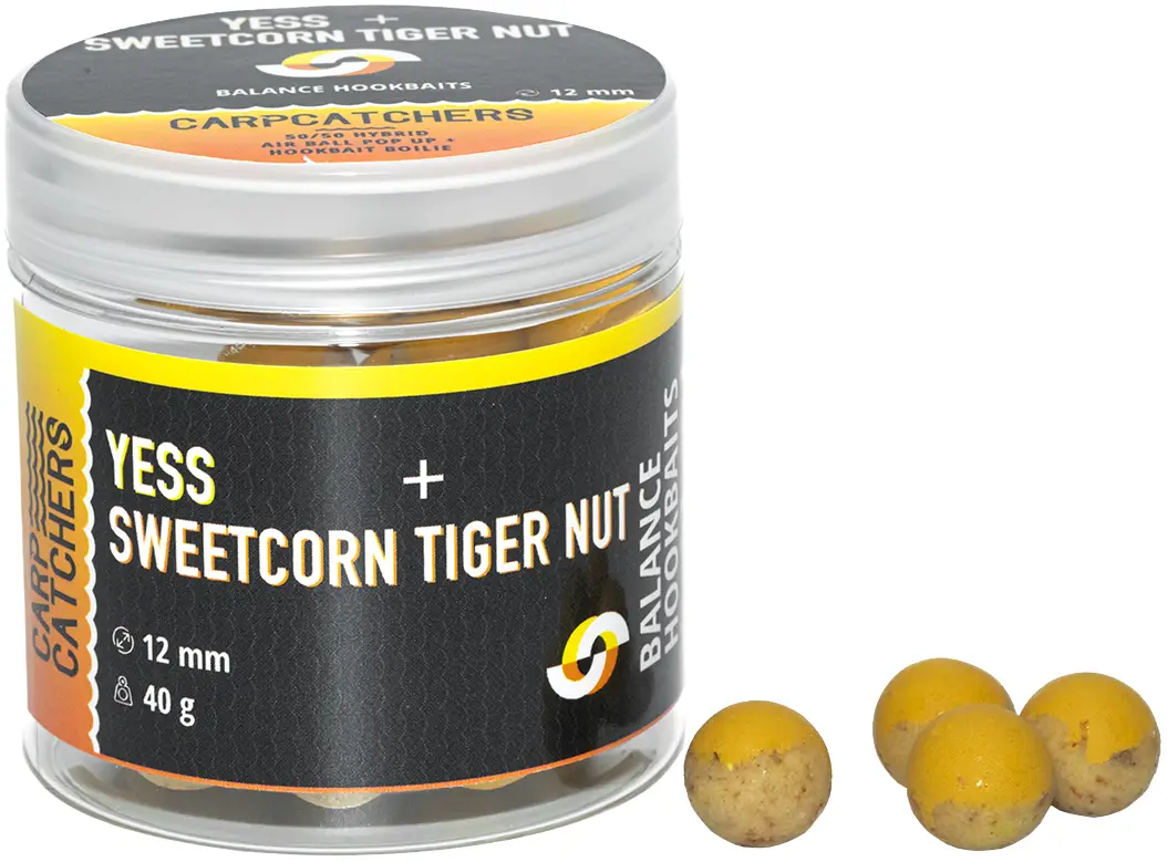 Бойлы Carp Catchers Balance Hookbaits YESS&Sweetcorn Tiger Nut 12mm