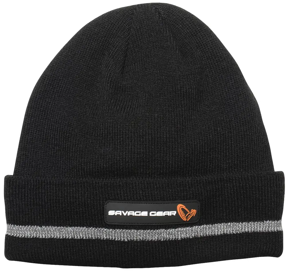 Шапка Savage Gear Reflex Beanie One size Black/Reflex