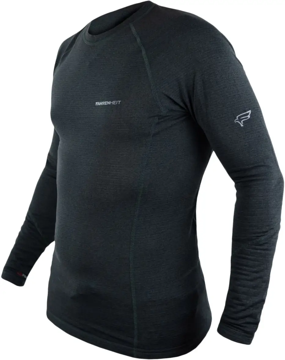 Термокофта Fahrenheit Power Grid Micro L/R Grey Melange