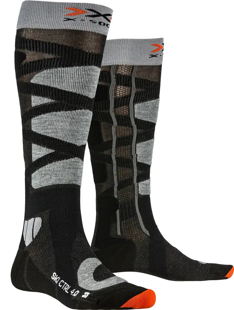 Носки X-Socks Ski Control 4.0 42-44 Anthracite Melange/Stone Grey Melange