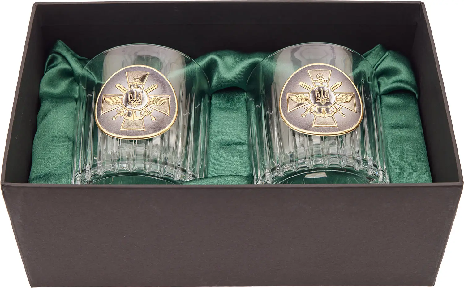 Подарочный набор стаканов Boss Crystal "ГЕНШТАБ" 2 бокала