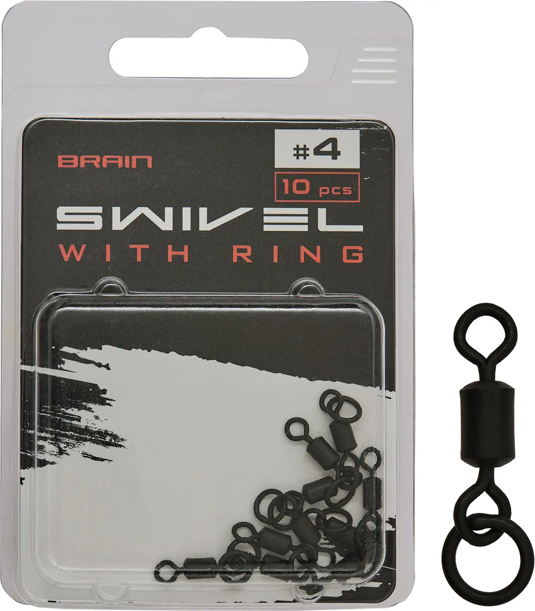 Вертлюжок Brain Swivel With Ring #4 (10 шт/уп) SGCA-8013-4