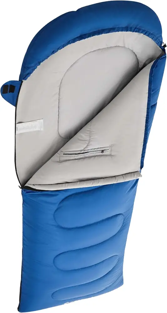 Спальний мішок KingCamp Lona 250 Comf +12°C / Lim +7°C / Extr -3°C Blue