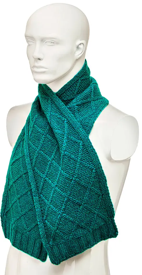 Шарф Habsburg Olivia Turquoise