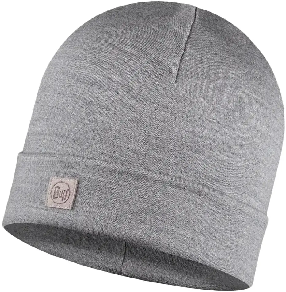 Шапка Buff Merino Heavyweight Beanie Light grey