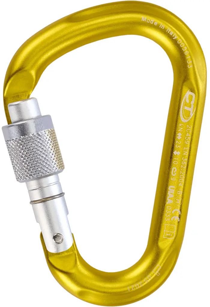 Карабін Climbing Technology Snappy SG HMS Aluminum Yellow