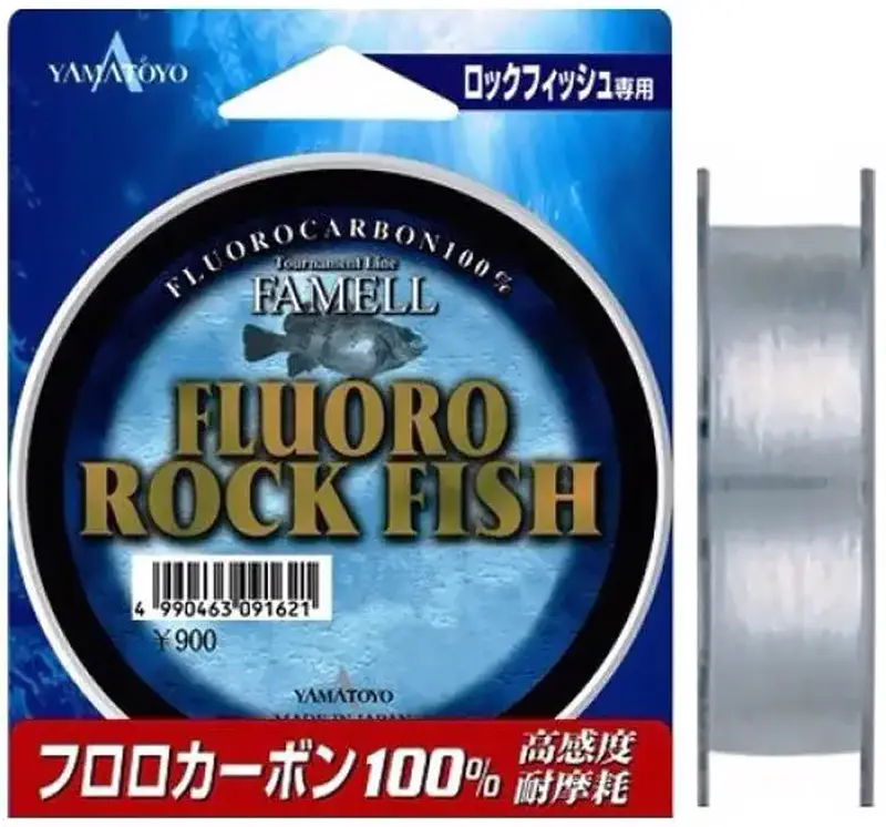 Флюорокарбон Yamatoyo Fluoro Rock Fish 70m #1.5/0.205mm 6lb/2.72kg ц:clear