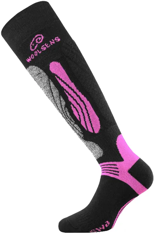 Гольфы Lasting SWI-904 S Лыжные Black/Pink