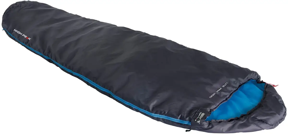 Спальний мішок High Peak Lite Pak 1200 L. Black/blue