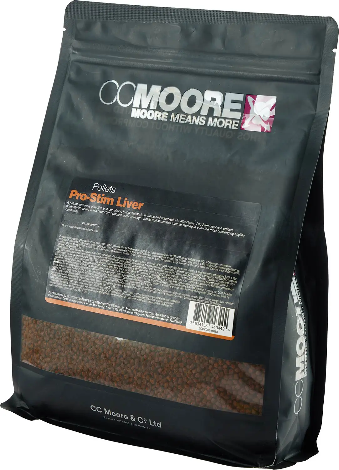 Пелети CC Moore Pro-Stim Liver Pellets 3mm 1kg