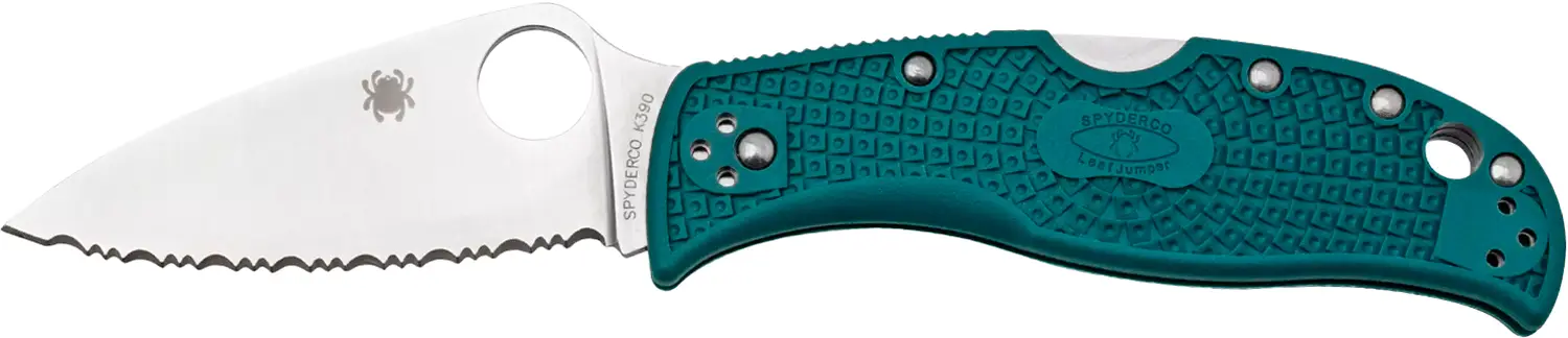Ніж Spyderco Leafjumper Serrated Blue