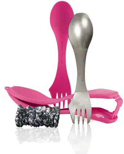 Набір столових приладів Light my fire Ultimate Spork kit Spork+Spork Case Fuchsia к:фуксия