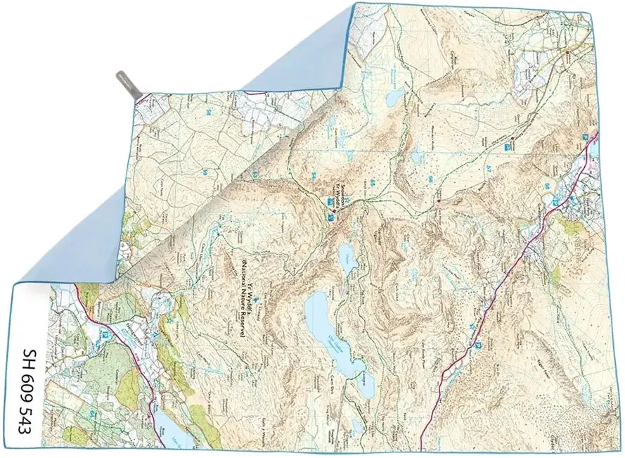 Полотенце Lifeventure Soft Fibre Printed Snowdon Giant