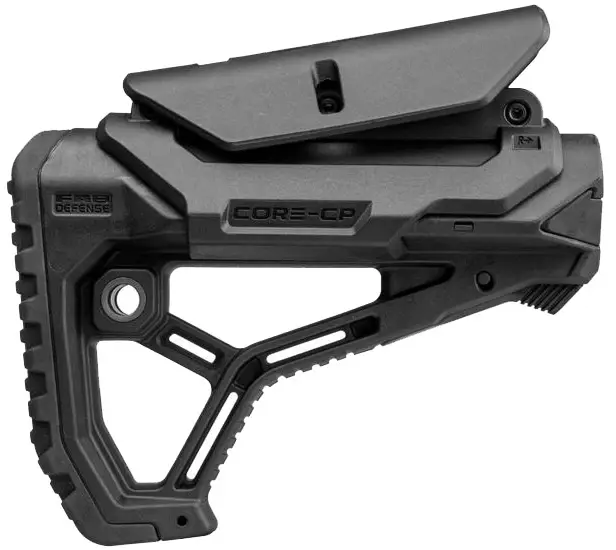Приклад FAB Defense GL-CORE  CP без трубы. Цвет - черный