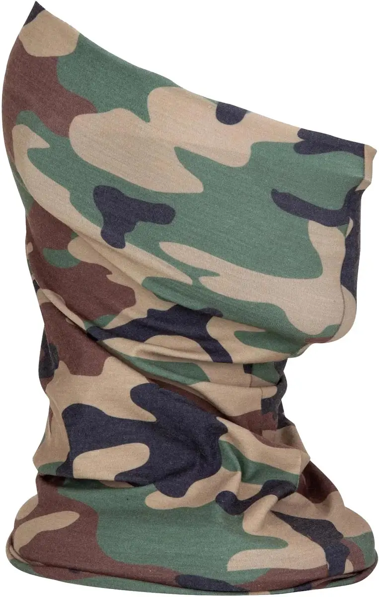 Бафф Simms Neck Gaiter Woodland Camo