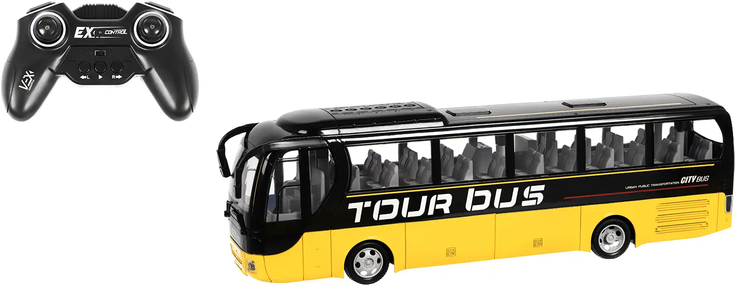 Машинка OTAMANKO Автобус на радиоуправлении TOUR BUS Желтый