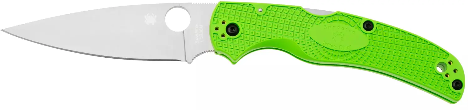 Ніж Spyderco Native Chief Salt Lightweight FRN Green