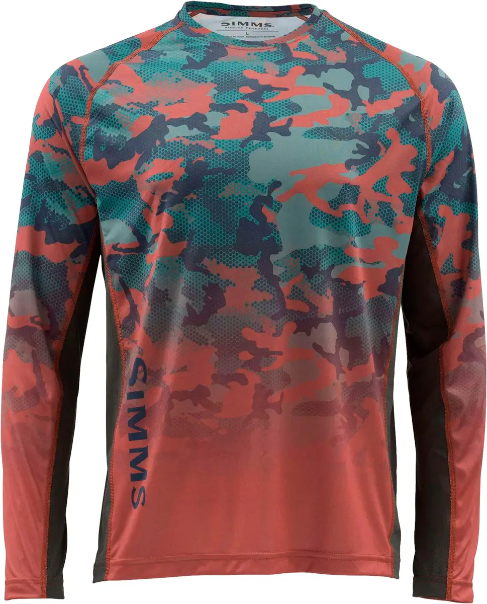 Реглан Simms Challenger Solar Tech Jersey M Hex Flo Camo Rusty Red