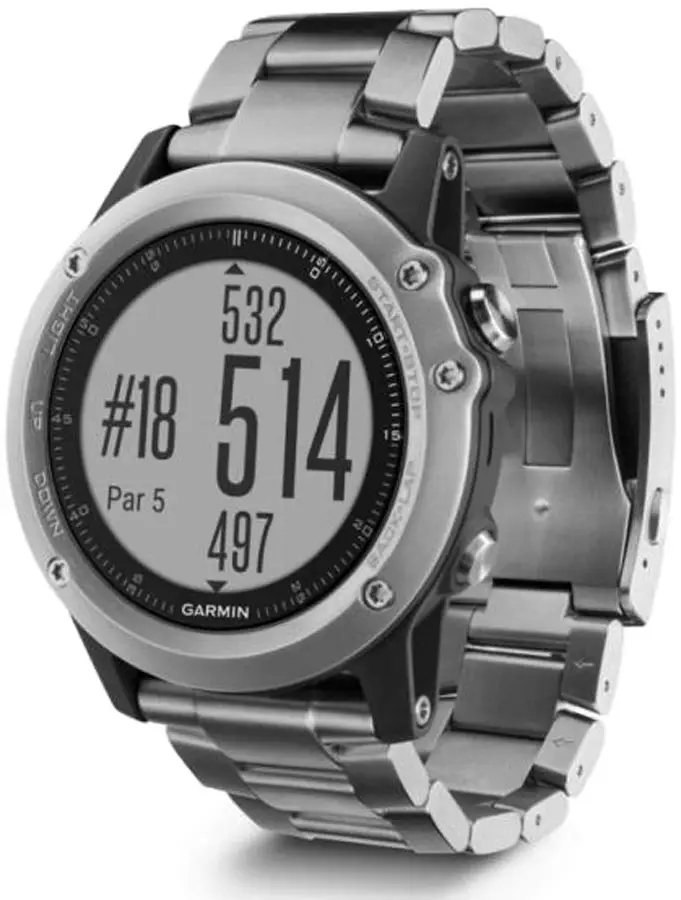 Навігатор Garmin Fenix 3 Sapphire Titanium портативний з титановим ремінцем