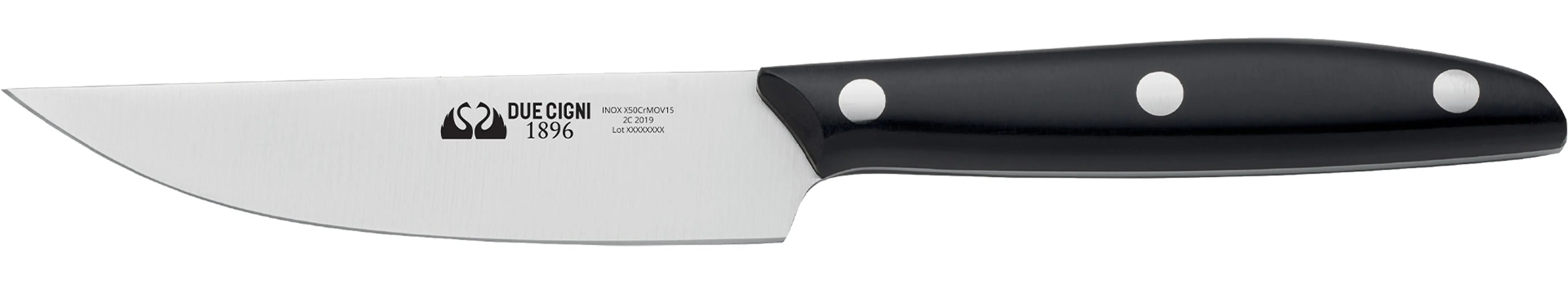 Набір ножів Due Cigni "1896" Steak America. Колір - чорний