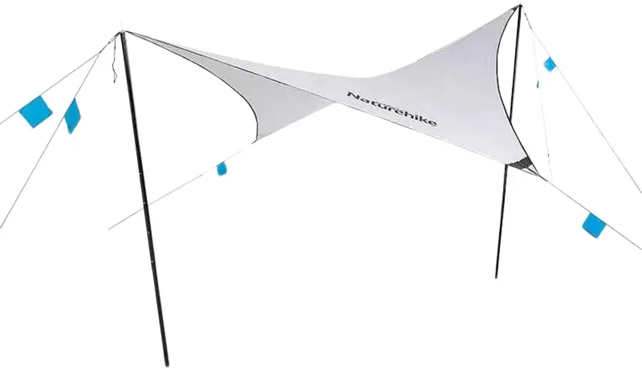 Тент Naturehike Rhombus NH19TM003 Silver Coated 402х268cm Grey