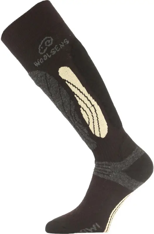 Гольфы Lasting SWI-907 M Лыжные Black/Yellow