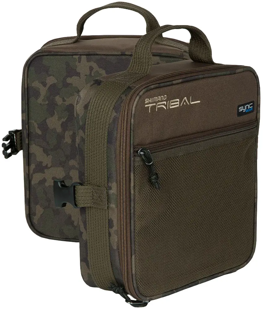 Сумка Shimano Sync X Large Accessory Case для коропових аксесуарів Green camouflage