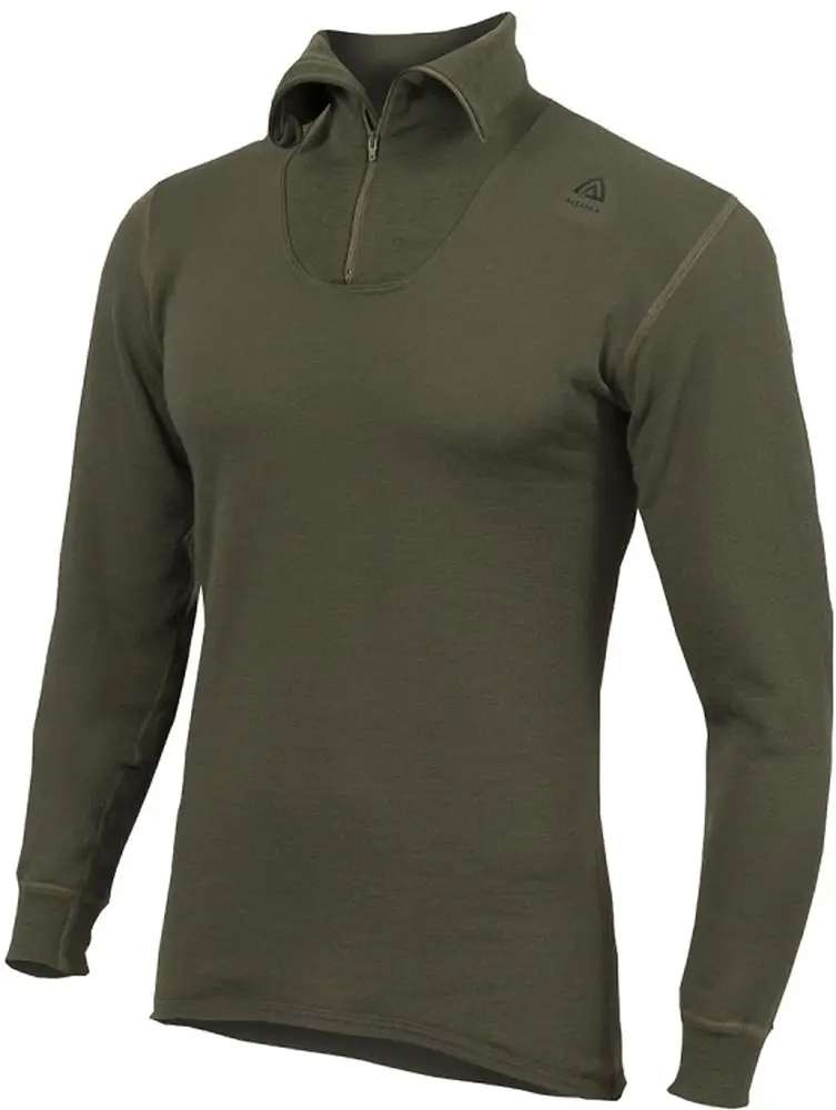 Термокофта Aclima HotWool 230 Polo W/Zip Unisex M Olive night