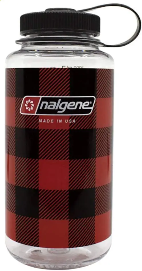Пляшка Nalgene Wide Mouth Plaid Water Bottle 1 Red