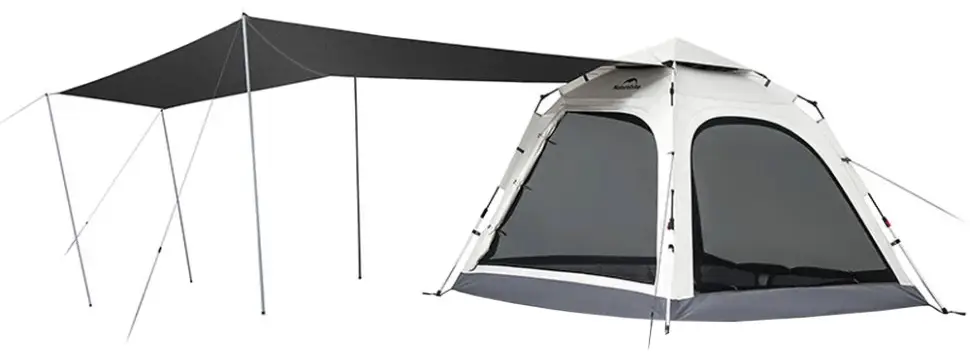 Намет Naturehike Ango CNK2550WS010 L 3 автоматичний з тентом Grey