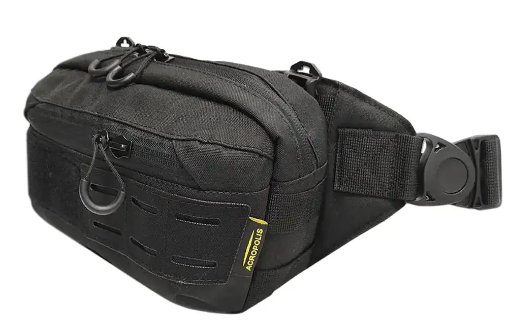Сумка тактична поясна (бананка) Акрополіс ТБП-1ч. Чорна