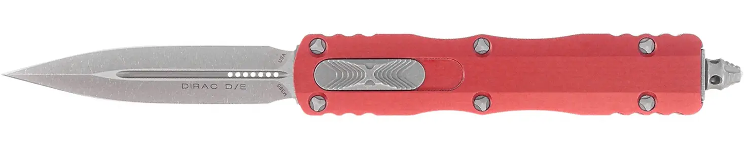 Ніж Microtech Dirac D/E Stonewash Apocalyptic Red