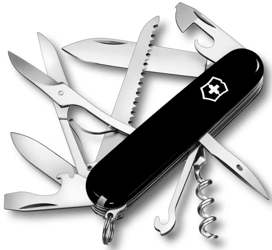 Ніж VICTORINOX 1.3713.3B1 Huntsman ц: чорний