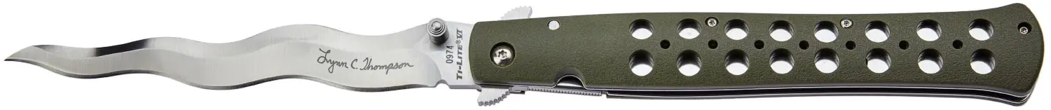Ніж Cold Steel Ti-Lite 6" Kriss Blade Green