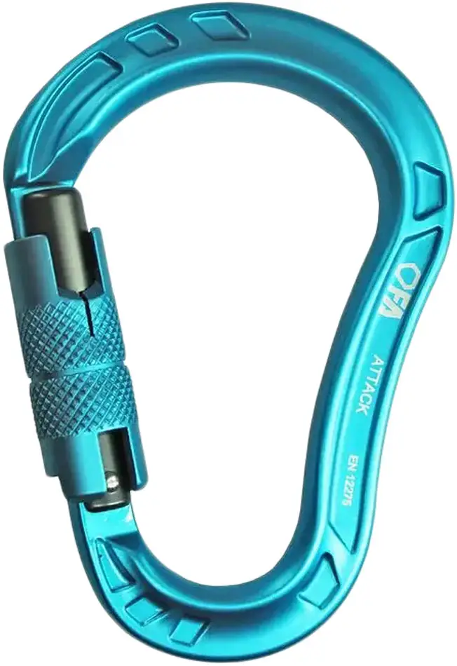 Карабін First Ascent Attack Light blue