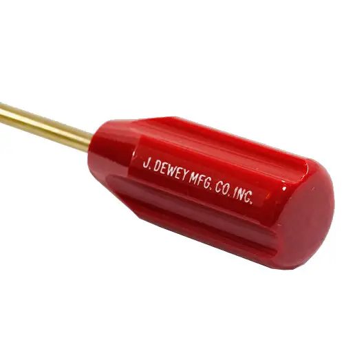 Шомпол Dewey для очищення патронника. 38 см. 8/32 F. Латунь