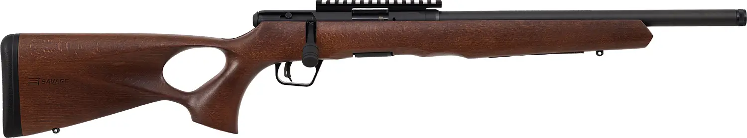 Винтовка малокалиберная Savage B17 Magnum Timber кал. 17 HMR 1/2"-28