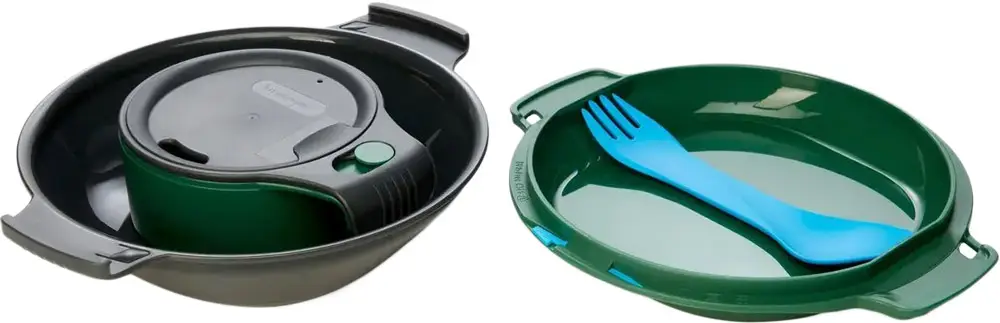 Набір Humangear GoKit Deluxe 7-tool Mess Kit Charcoal/Green