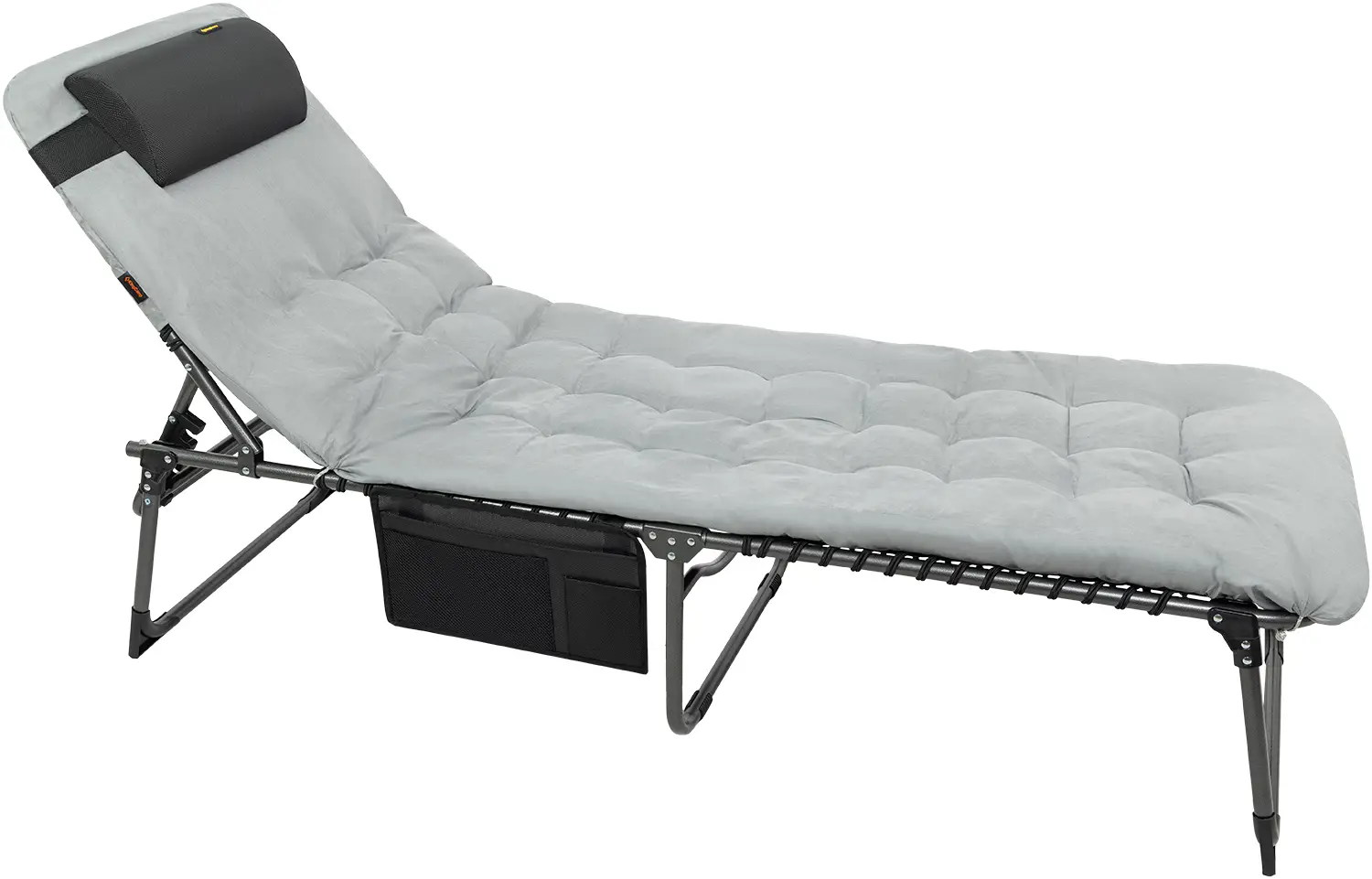 Ліжко розкладане KingCamp Hamburg Plus Grey/Black